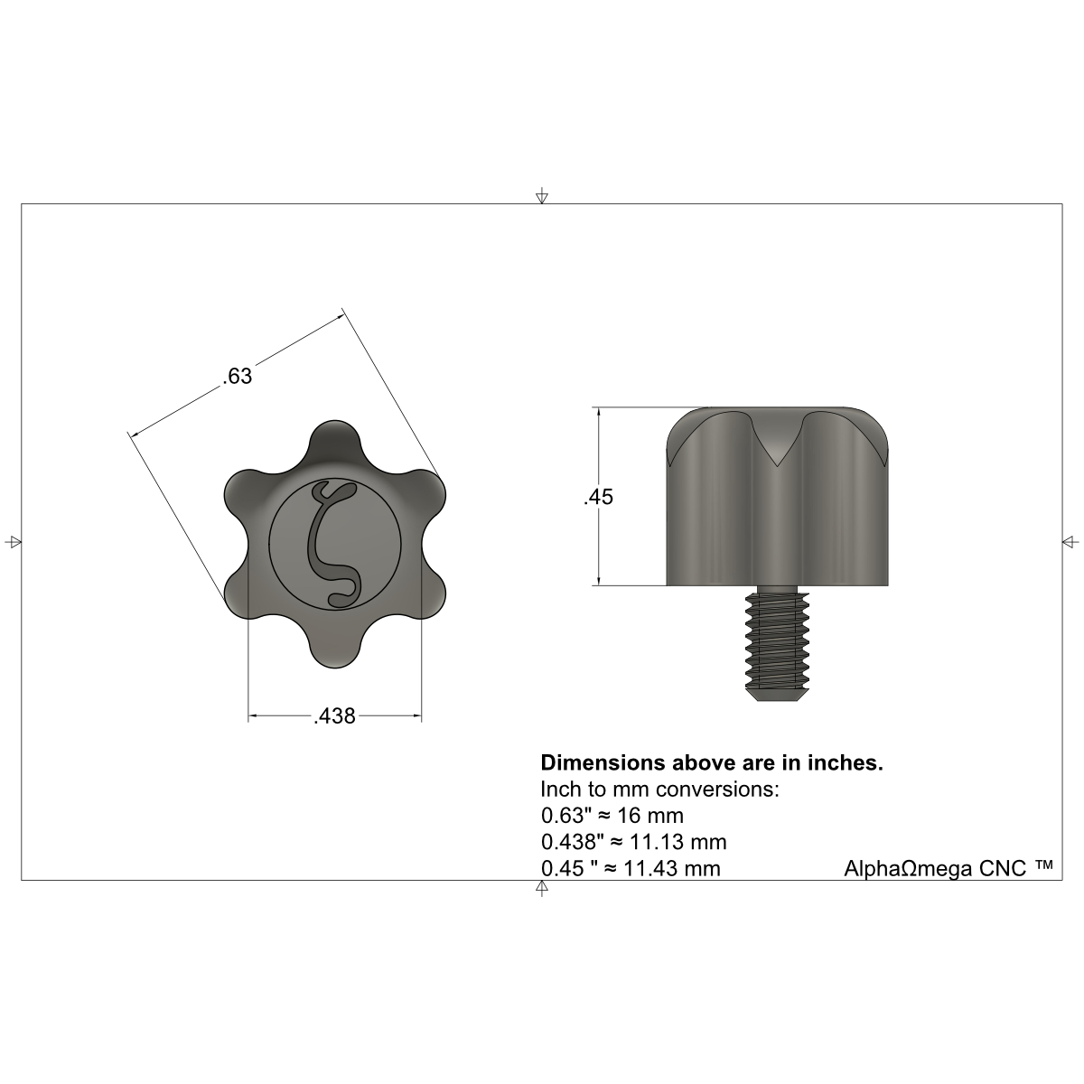 ζ: Custom Thumb Screws